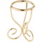 Bard's Brass-toned Egg Stand/Holder, Scroll Leg, 1.375" Diameter